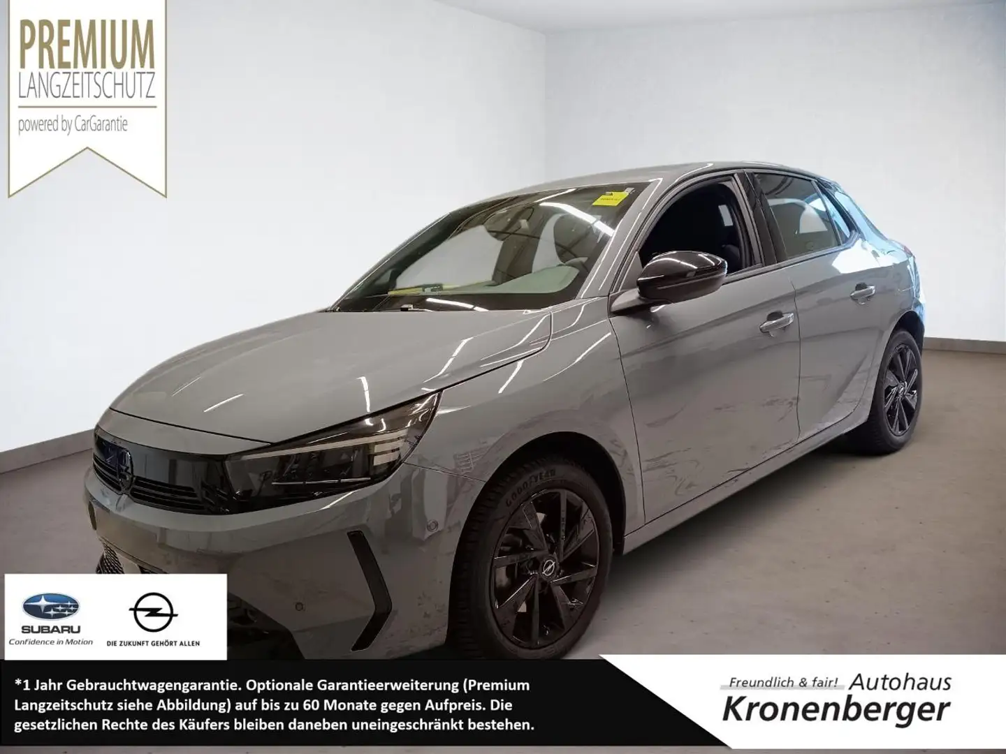 Opel Corsa GS Automatik PDC Vorne + Hinten Rückfahrk. Grau - 1