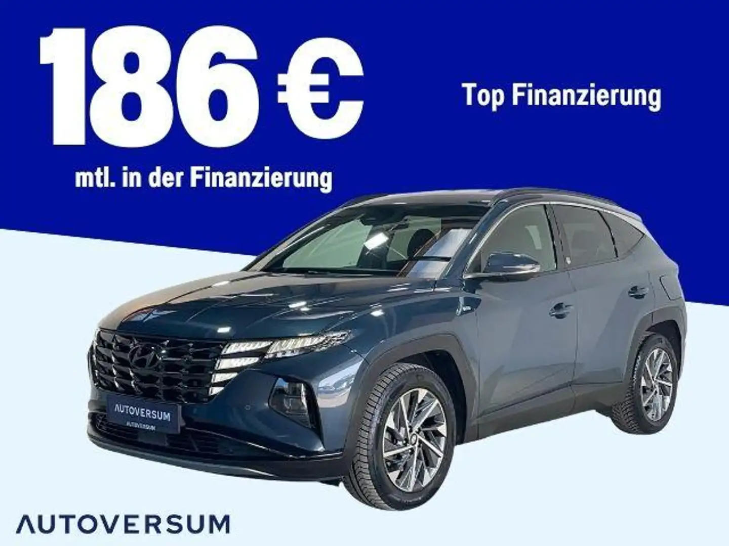 Hyundai TUCSON 1.6 T-GDI 30+ Mild-Hybrid LED*KEY*ACC*SHZ Blauw - 1