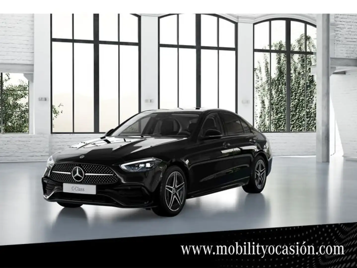 Mercedes-Benz C 220 d amg line Negro - 1