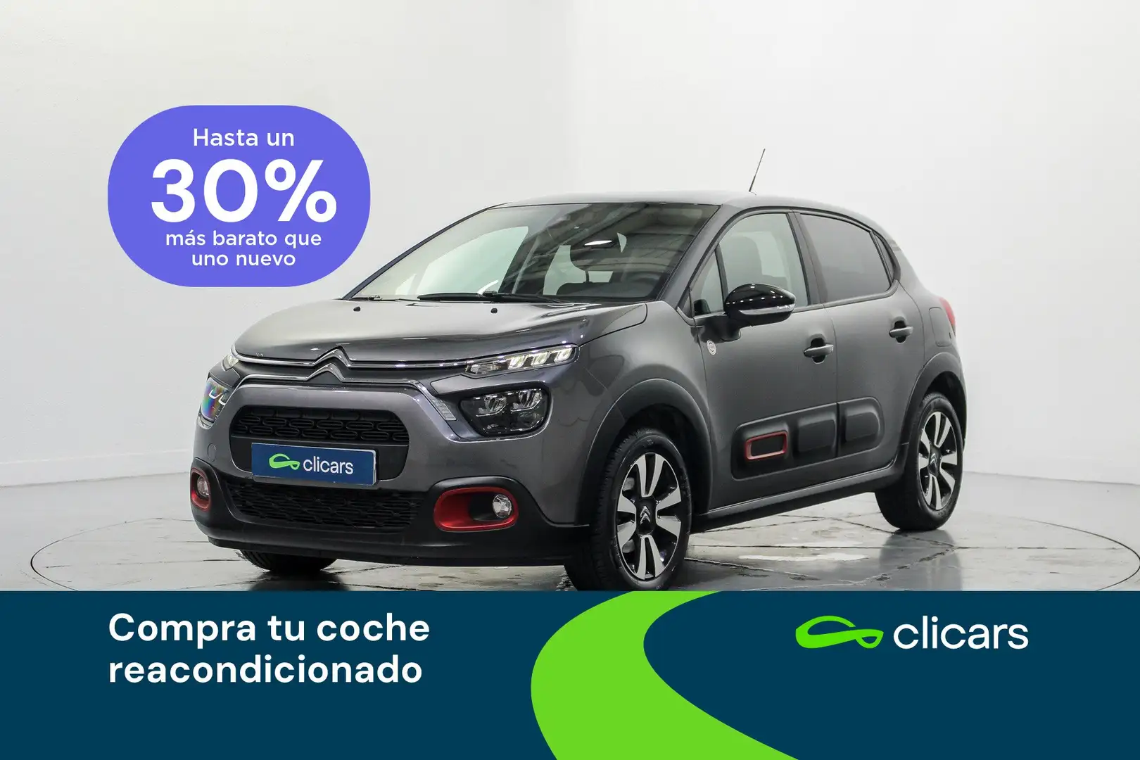 Citroen C3 1.2 PureTech S&S C-Series 83 Gris - 1