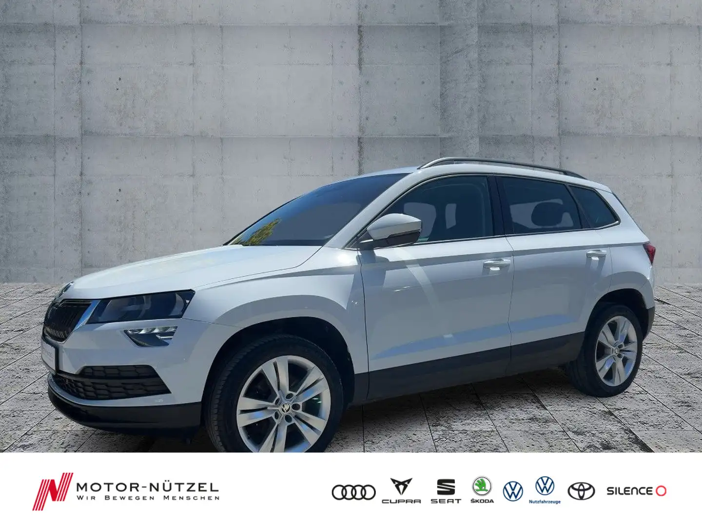 Skoda Karoq 2.0 TDI STYLE NAVI+APP+ACC+SHZ+PDC+NSW+18" Wit - 1