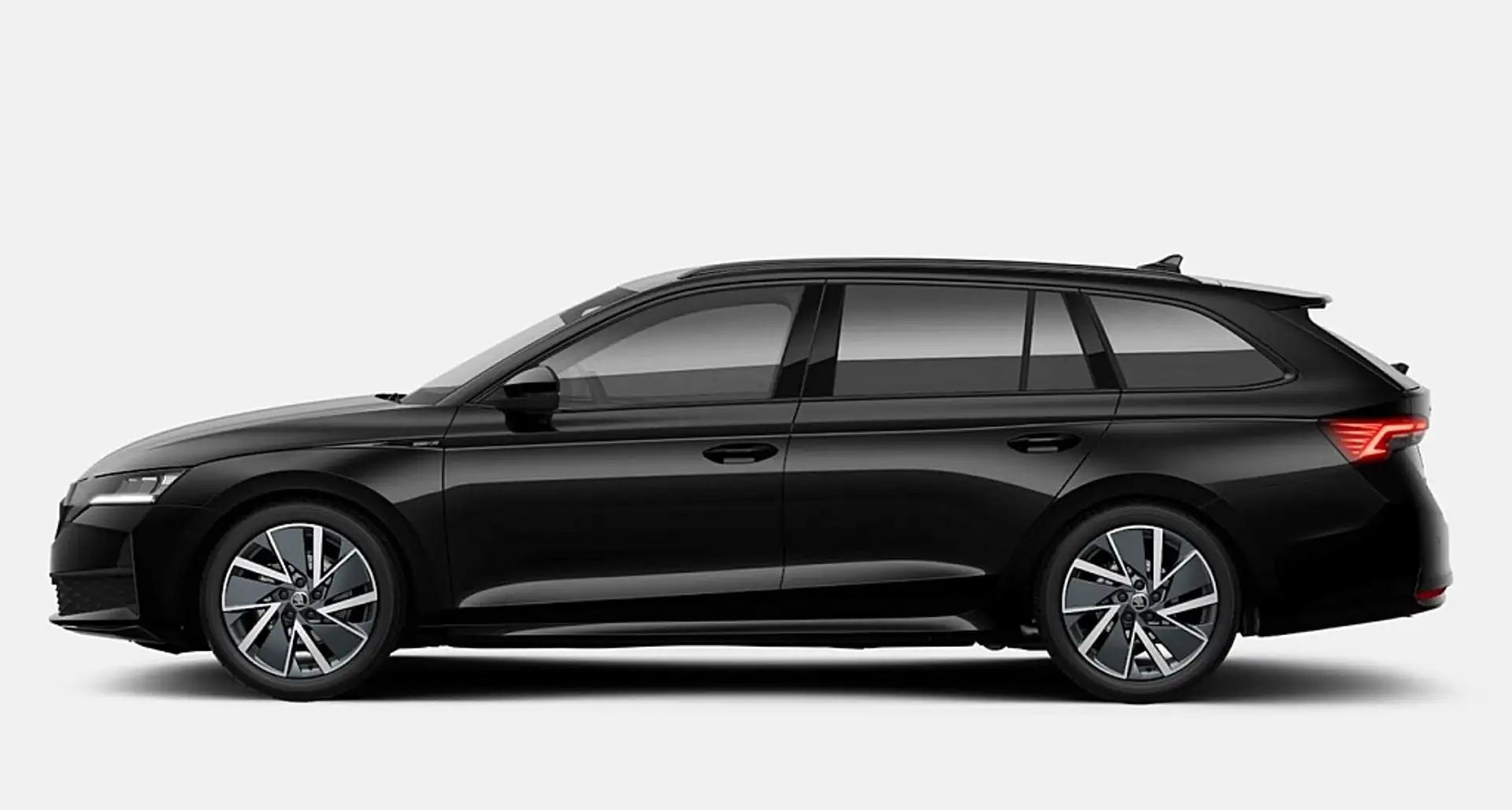 Skoda Octavia Kombi 2,0 TDI Sportline FL AHK 18Z Nav ACC Zwart - 2