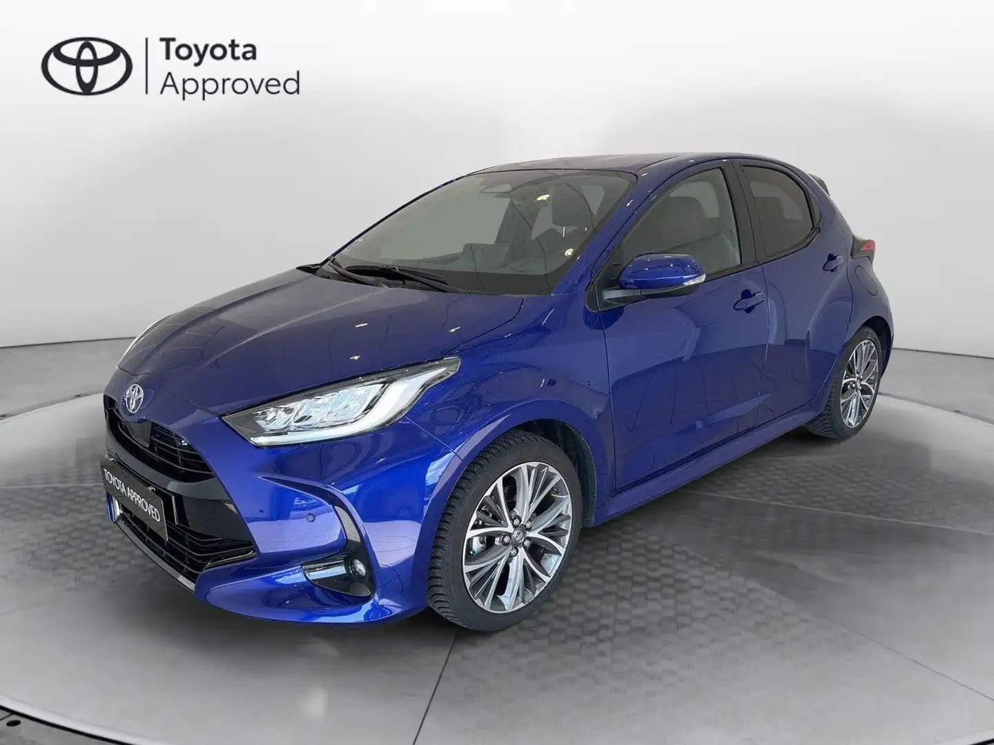 Toyota Yaris 1.5 130 Hybrid 5 porte Lounge Bleu - 1