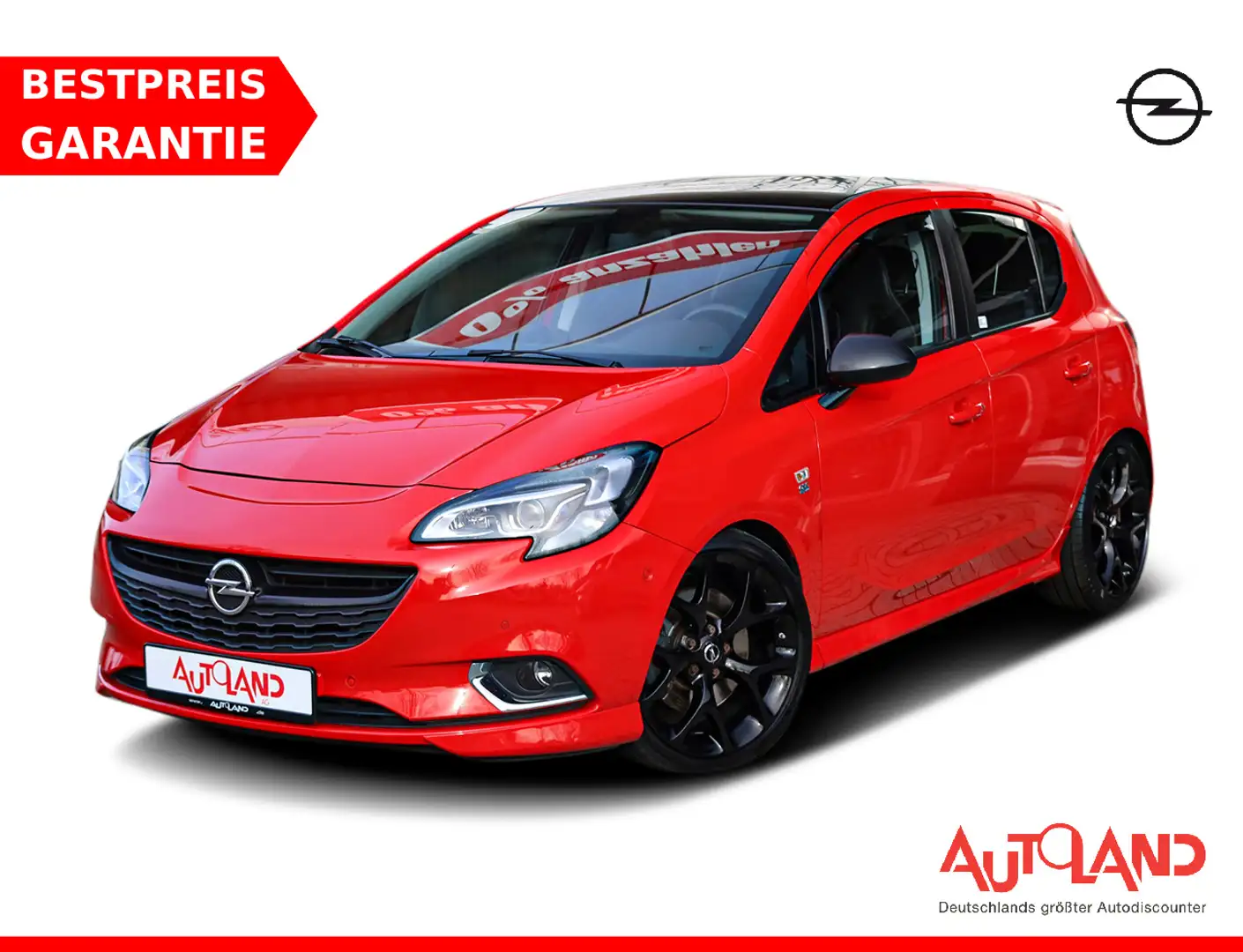 Opel Corsa E 1.4 Turbo OPC Line Bi-Xenon Recaro PDC Rosso - 1