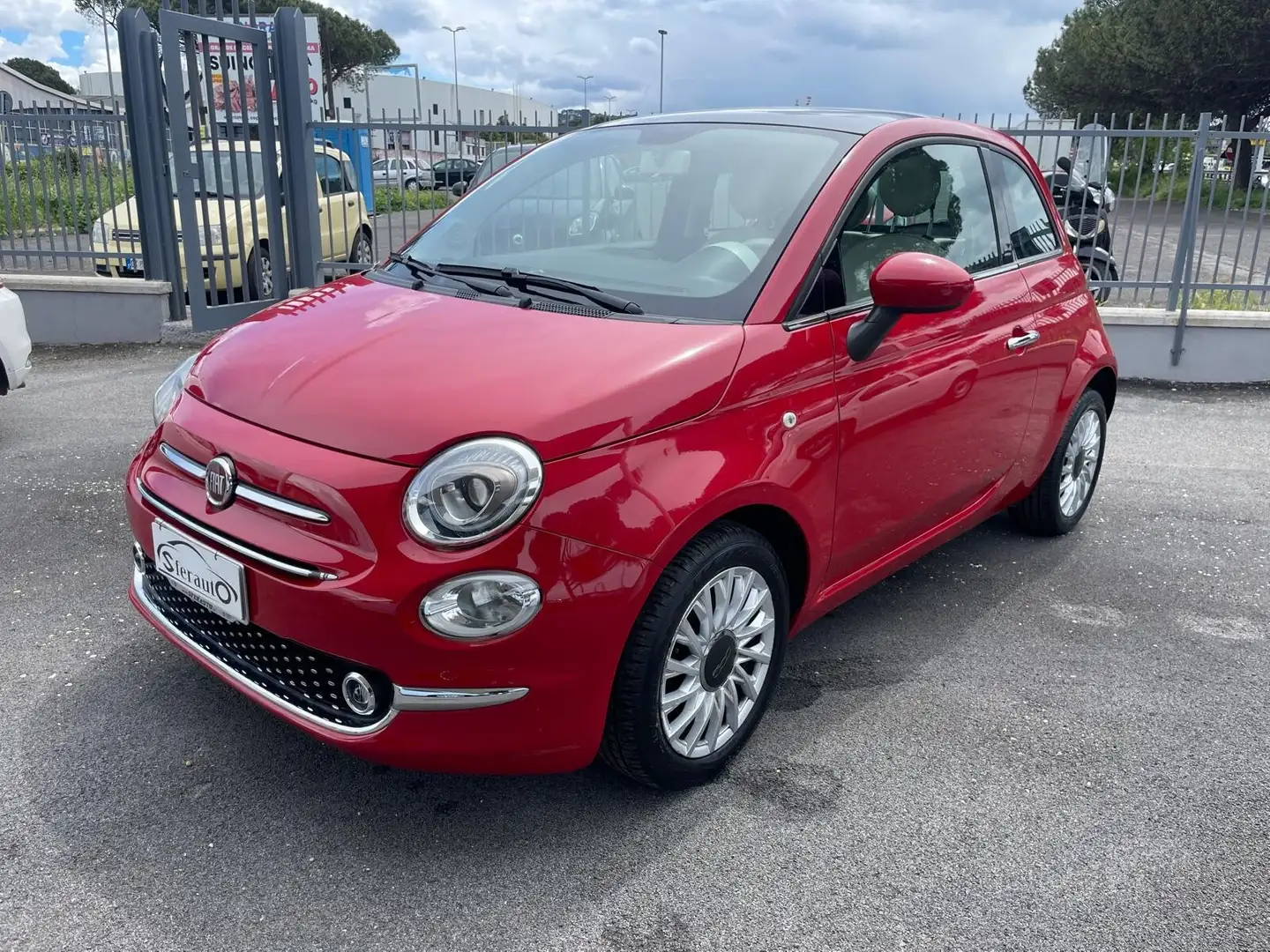 Fiat 500 1.2 Lounge Rouge - 1