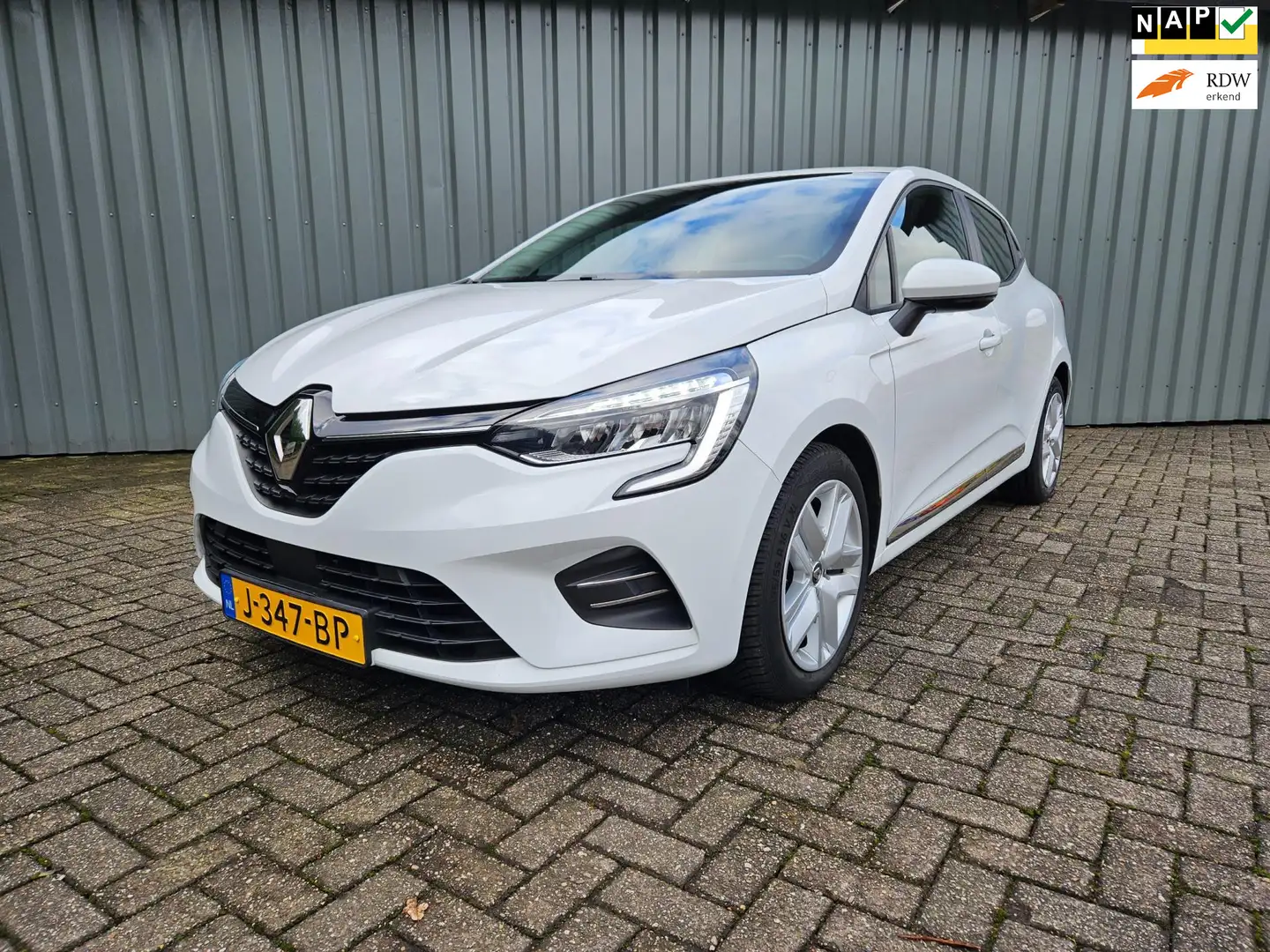 Renault Clio 1.0 TCe 101pk Bi-Fuel LPG Zen Led airco apple carp Wit - 1