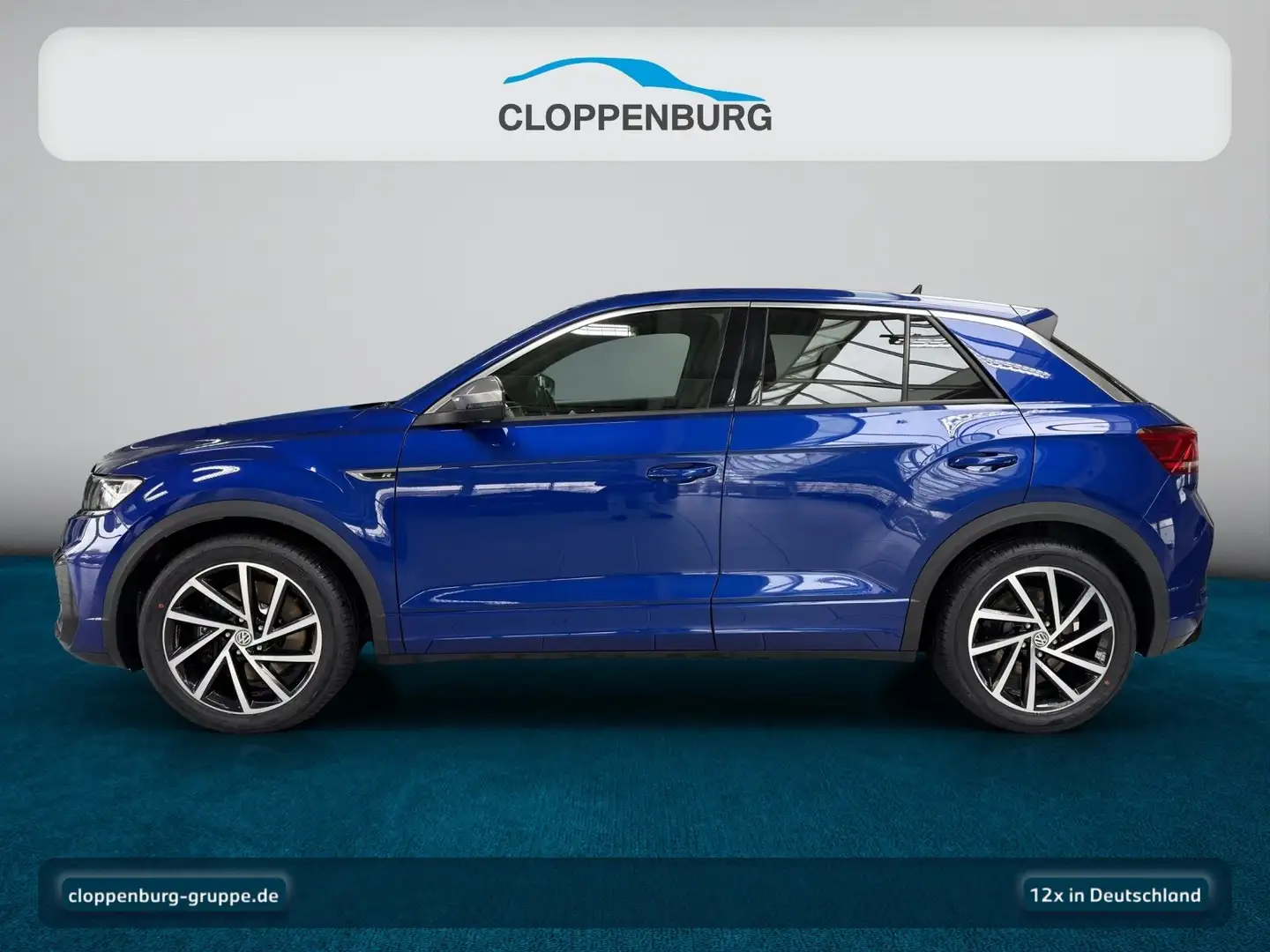 Volkswagen T-Roc 2.0 TSI OPF 4MOTION AHK DSG R Navi+ACC+SHZ+BT Blau - 2
