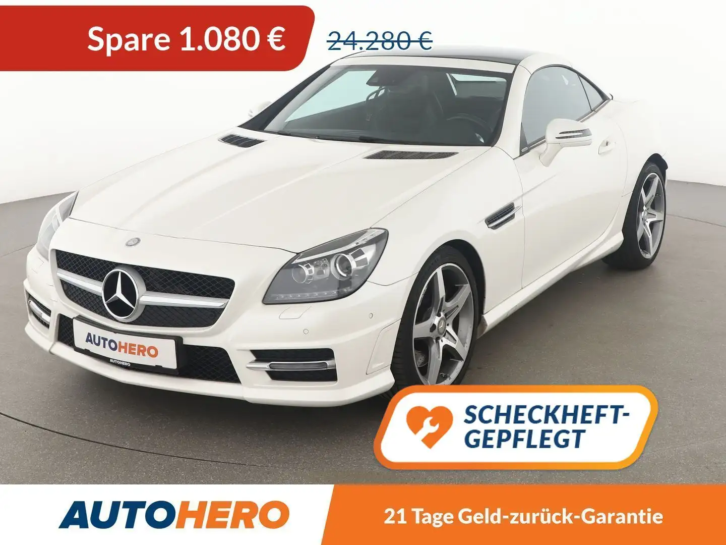 Mercedes-Benz SLK 250 250 BlueEfficiency Carbon LOOK Edition Aut.*NAVI* Weiß - 1