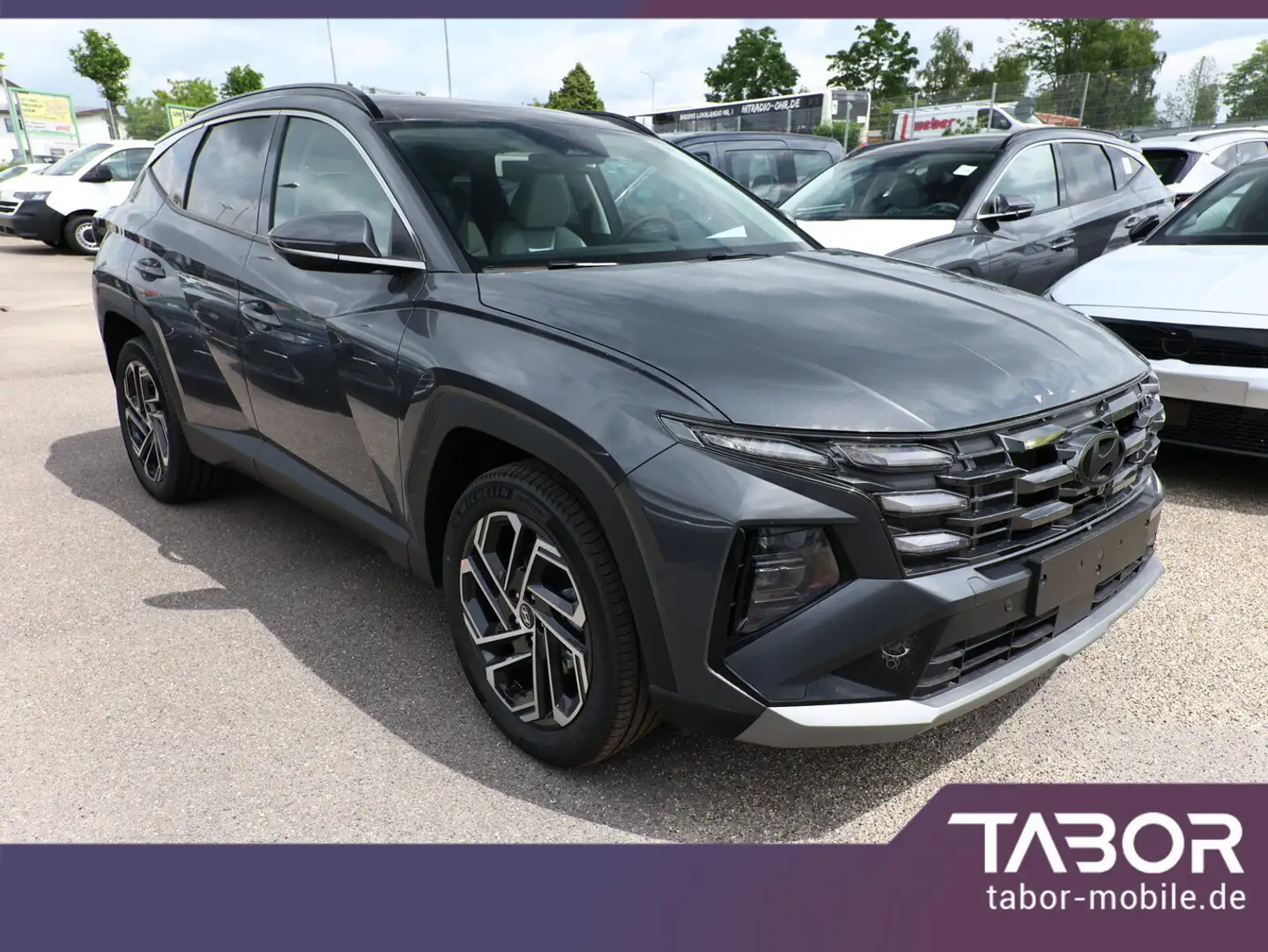 Hyundai TUCSON 1.6 HEV 215 DCT Prime Pano AssisP ECS SHZ Grau - 2