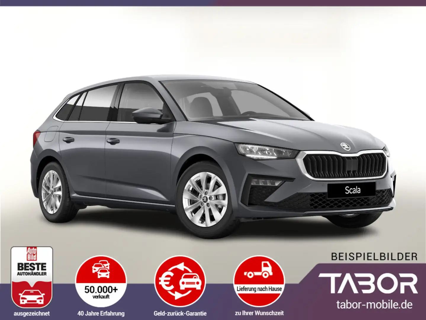 Skoda Scala TSI 116 DSG Selec LED ACC Kessy SunS Kam Grau - 1
