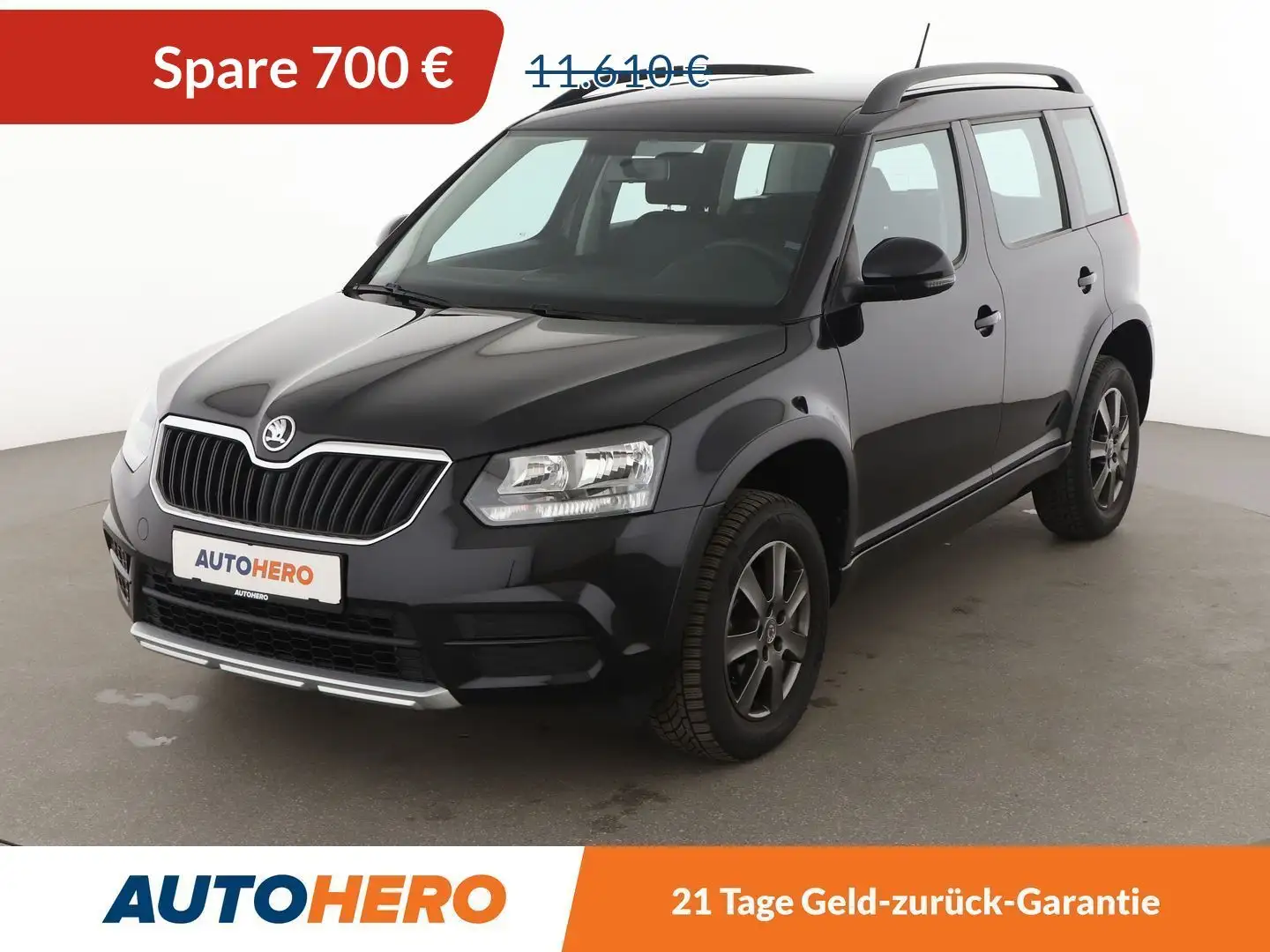 Skoda Yeti 1.2 TSI Cool Edition*PDC*SHZ*AHK*ALU*KLIMA* Schwarz - 1