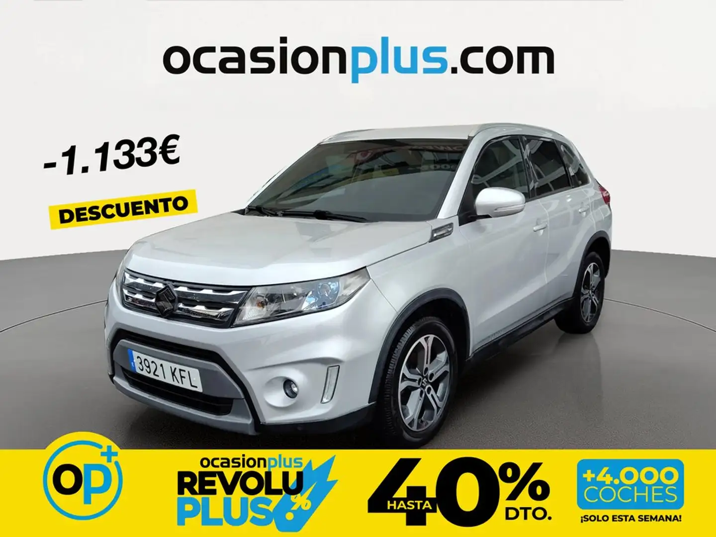 Suzuki Vitara 1.6 GLX 4WD 6AT Gris - 1