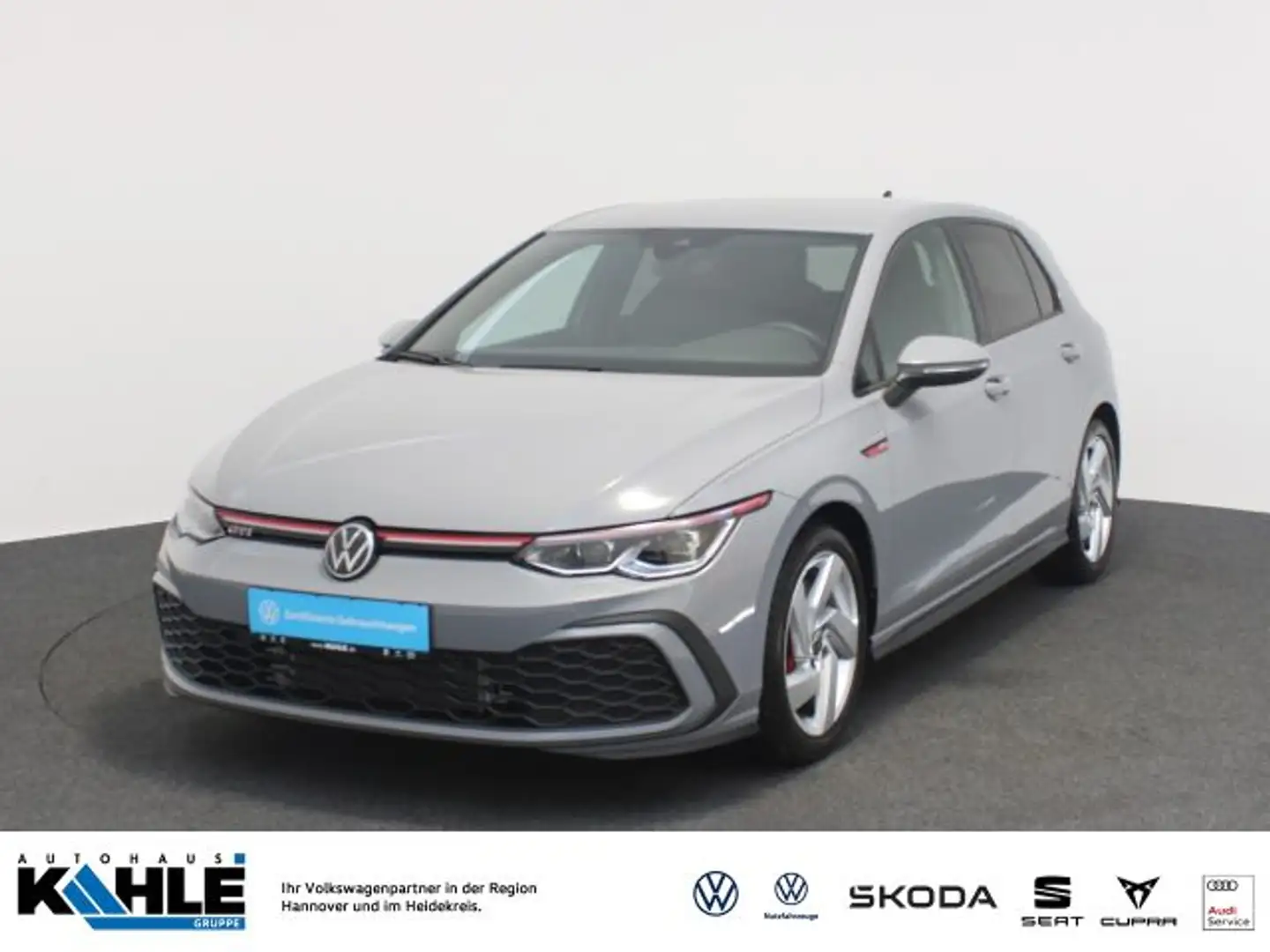 Volkswagen Golf VIII 2.0 TSI GTI Navi LED ACC SHZ Klima RFK App-Co Grau - 1