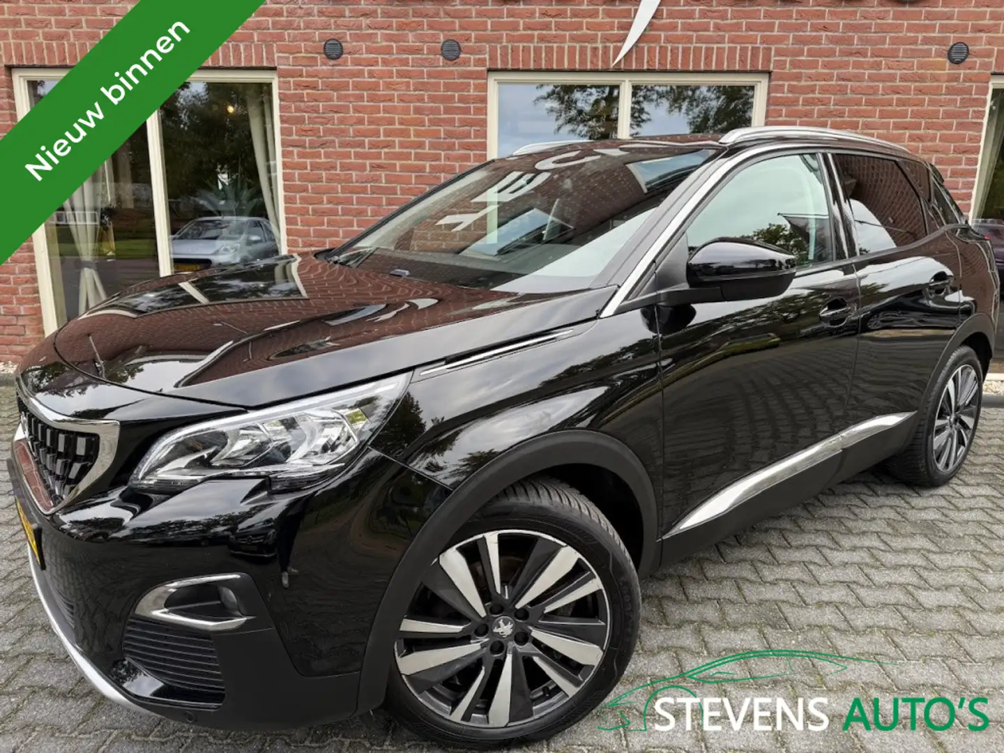Peugeot 3008 1.2 PureTech BL Prem ELEK.BSTOEL / CAMERA / HALF.L Noir - 1