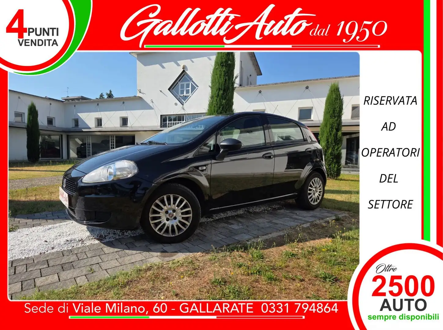 Fiat Punto 1.2 8V 5 porte Nero - 1