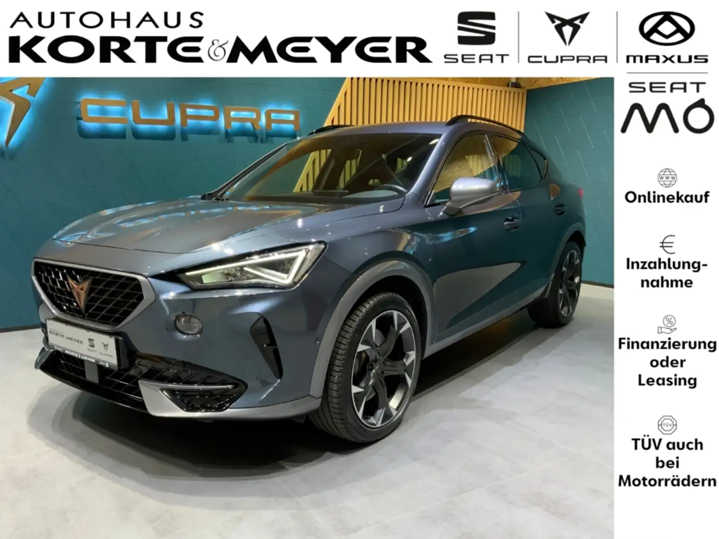 CUPRA Formentor VZ 1.4e-Hybrid DSG+ACC +AHK+Navi Gris - 1