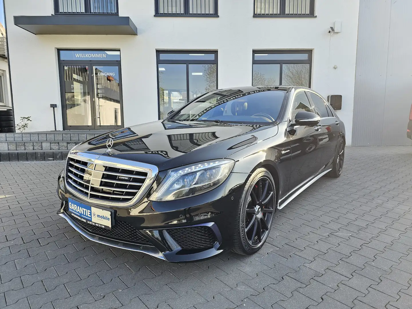Mercedes-Benz S 63 AMG 4M Lang NAVI LEDER PANO. LED 360° Nero - 1