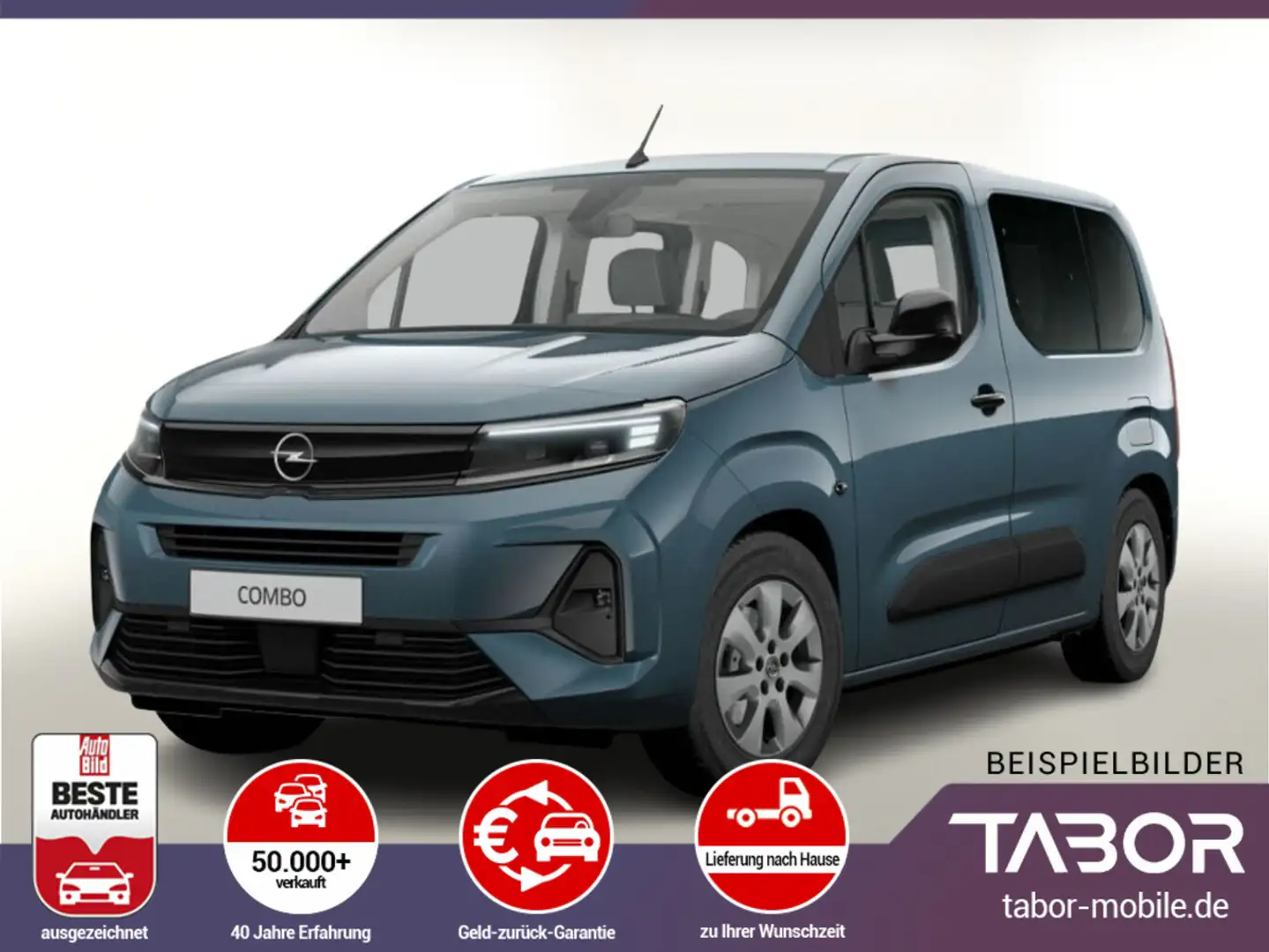 Opel Combo 1.5 D 130 AT8 Matrix Nav  StyleP 180°Kam Modrá - 1