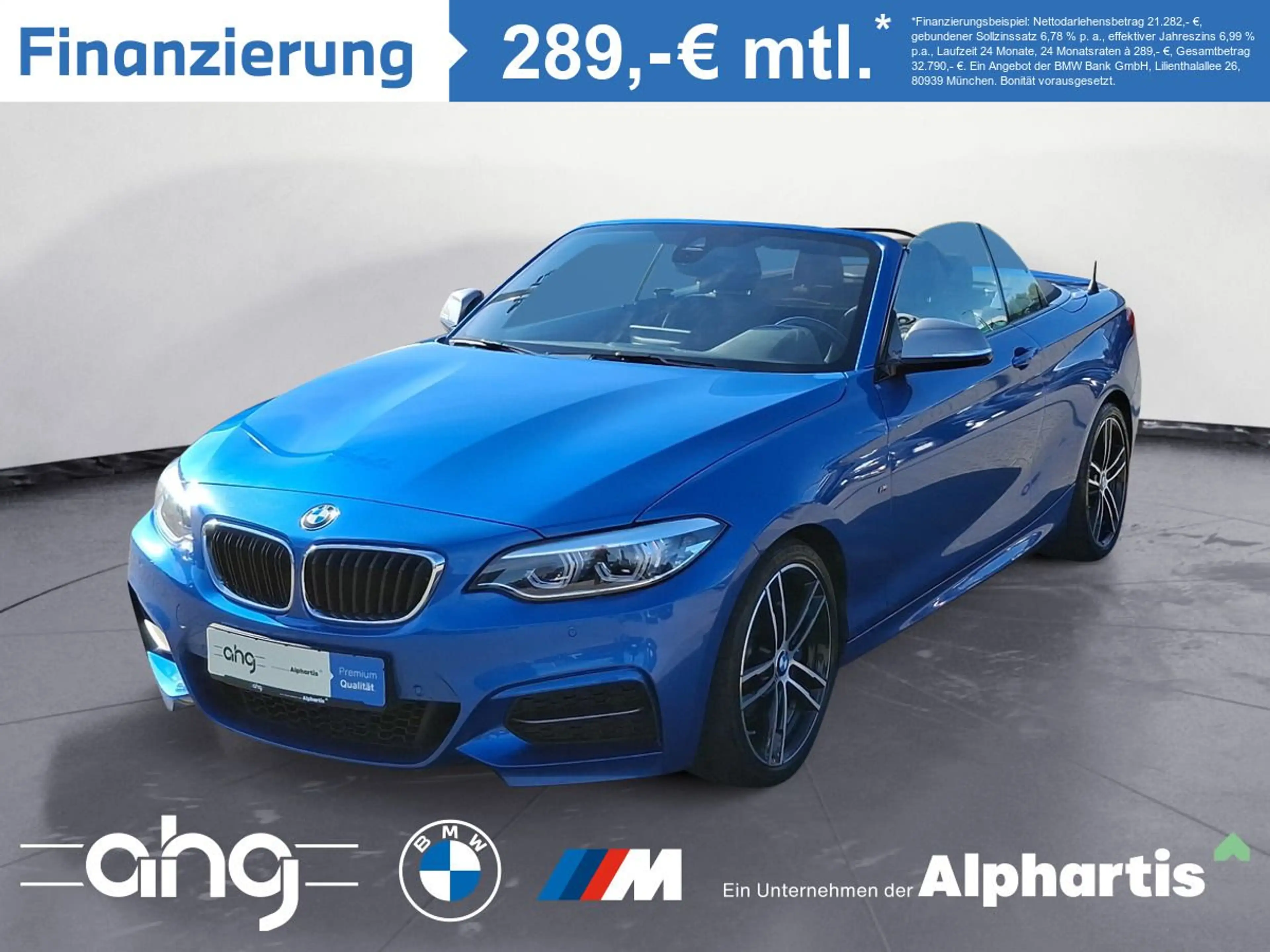 BMW 240 Steptronic Cabrio Lenkradheizung, Fernlich