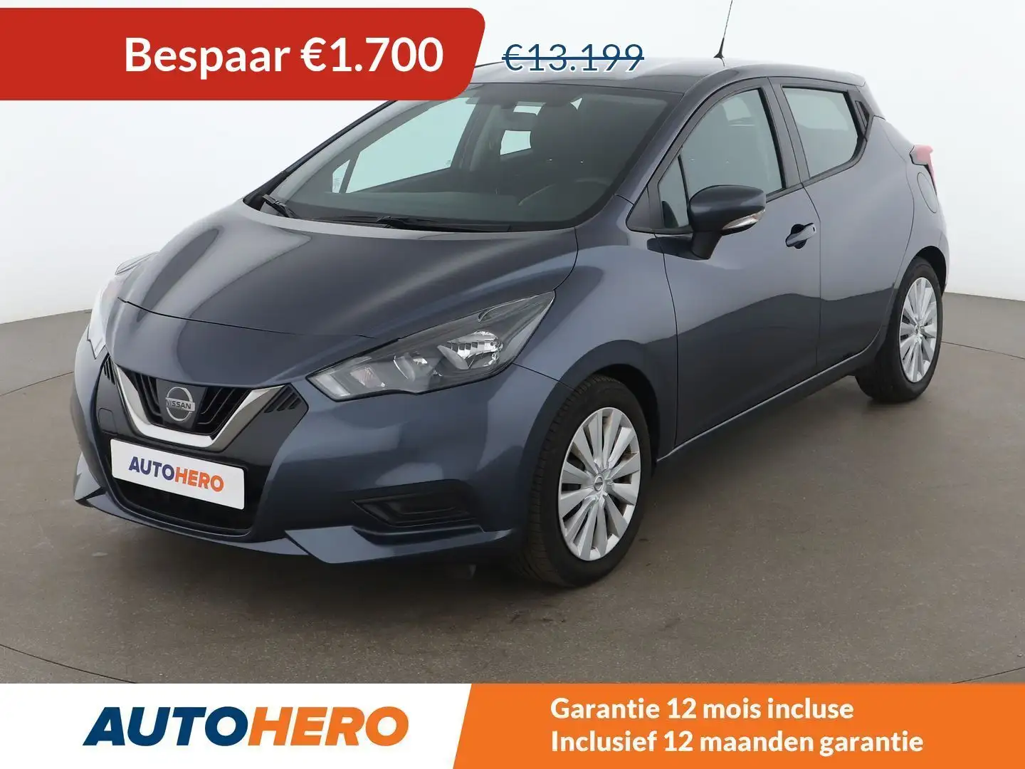 Nissan Micra 1.0 IG-T Acenta Сірий - 1