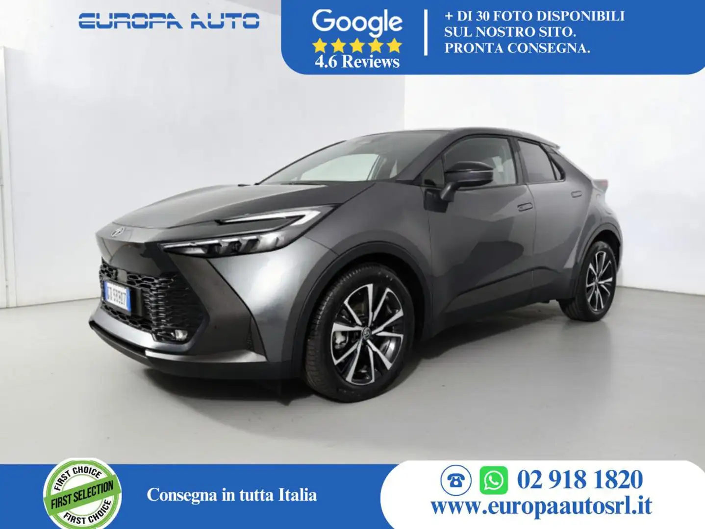 Toyota C-HR 1.8 HV Trend Grigio - 1