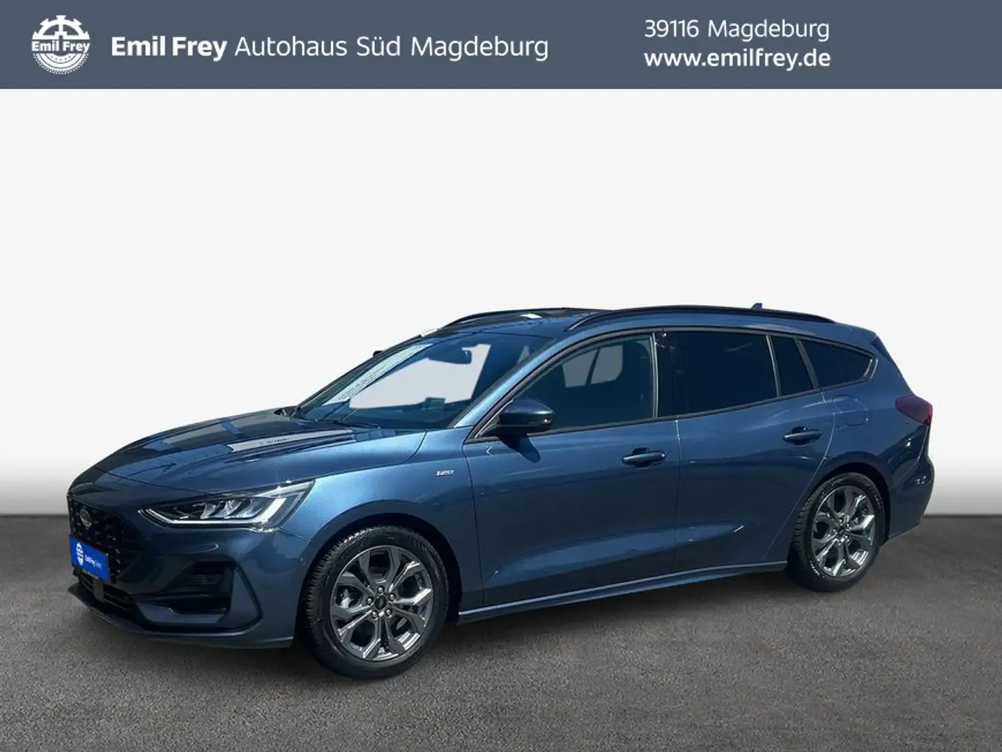 Ford Focus Turnier 1.0 EcoBoost Hybrid Aut. ST-LINE X Blau - 1