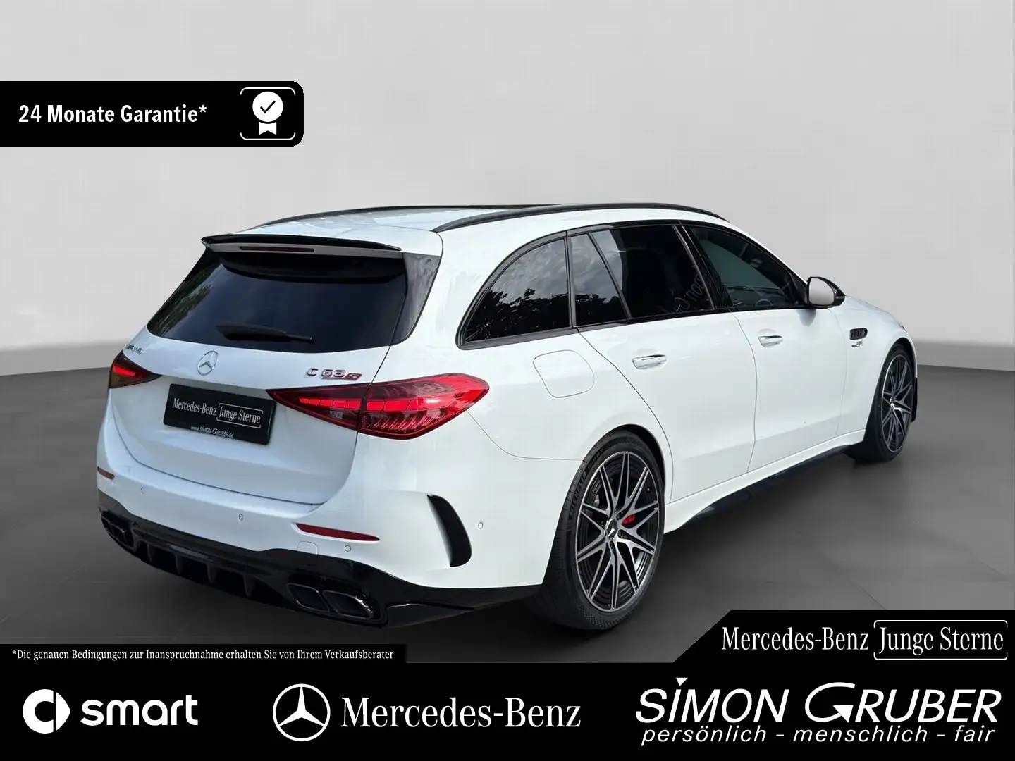 Mercedes-Benz C 63 AMG C 63 T SE Performance Aero Driver HUD Burm Pano Weiß - 2