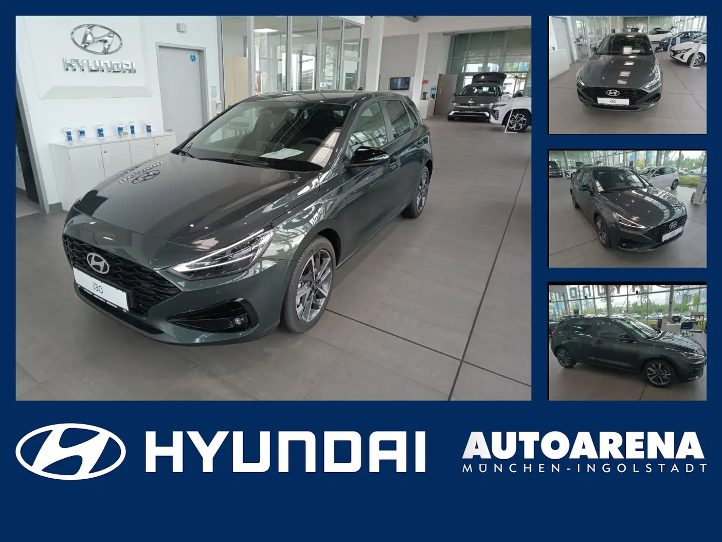 Hyundai i30 1.0 T-GDI Advantage Navi, Klimautomatik Grün - 1