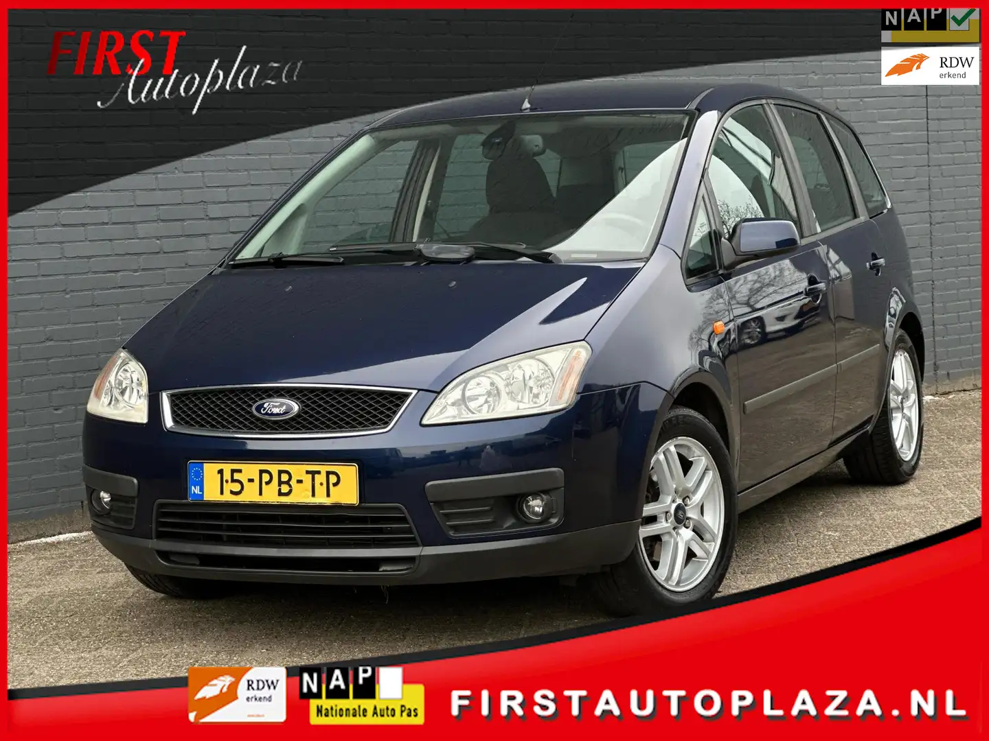 Ford Focus C-Max 1.8-16V First Edition AIRCO/CRUISE | INRUILKOOPJE Kék - 1