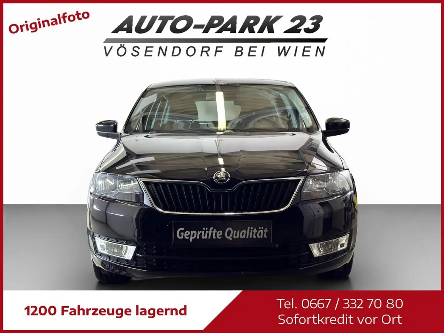 Skoda Rapid/Spaceback Rapid Spaceback TDI*NEUES-PICKERL7/2027*MOD2015 Schwarz - 2