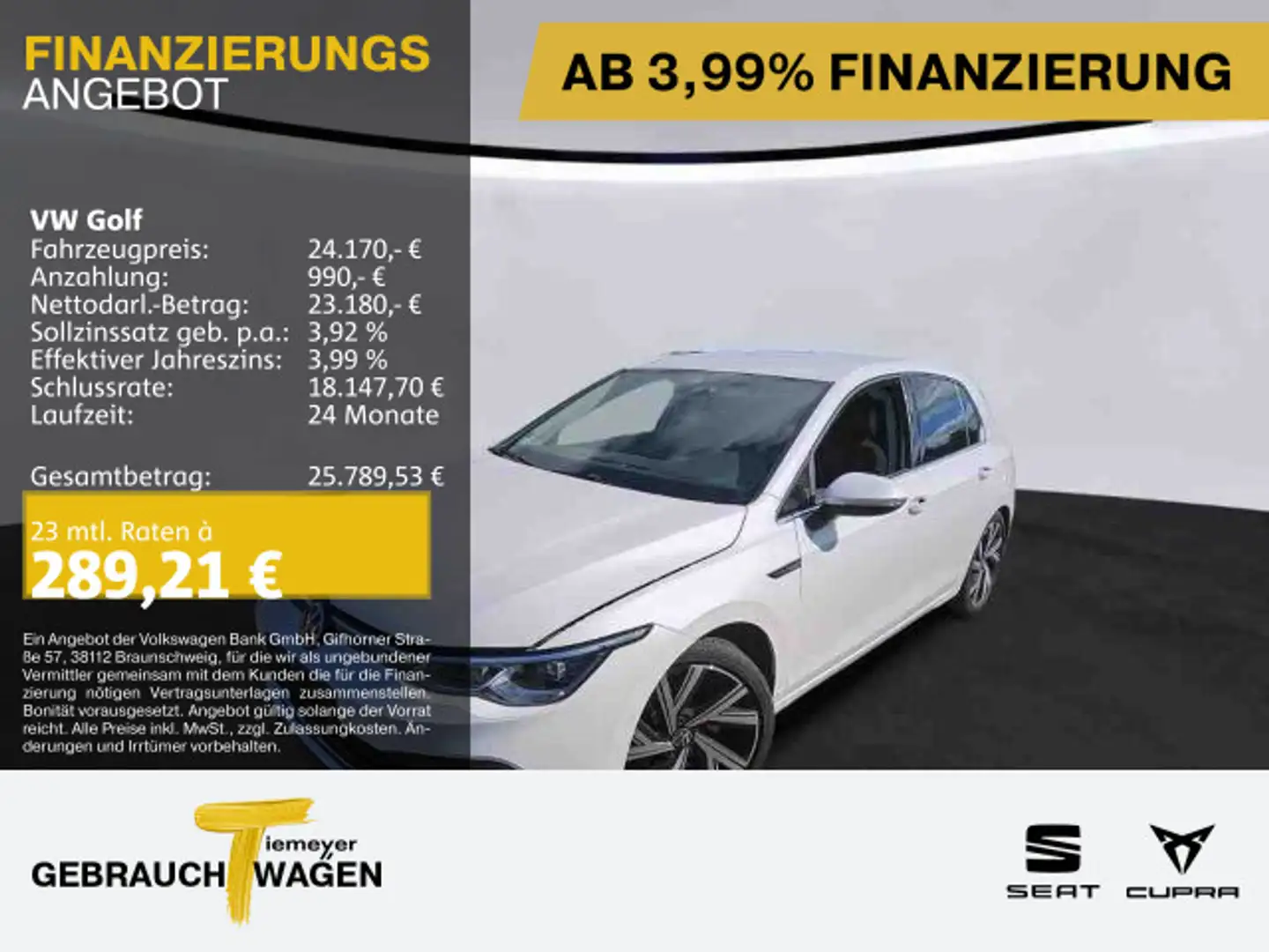 Volkswagen Golf 2.0 TSI DSG STYLE LM18 AHK KAMERA NAVI LED+ Weiß - 1