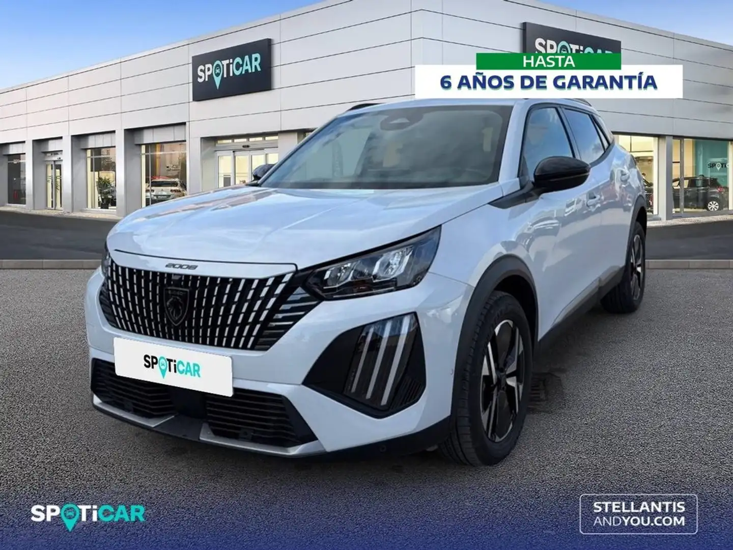 Peugeot 2008 Hybrid Allure eDCS6 145 Blanc - 1