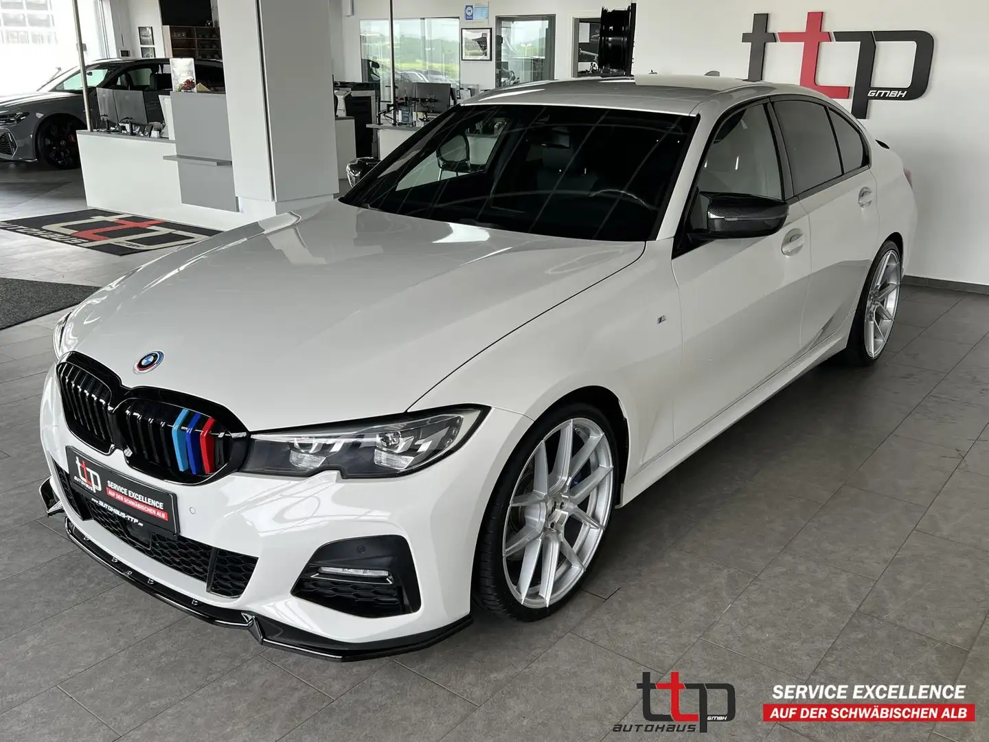 BMW 330 i M-Sport 20 La Chanti Keyless LED HiFi ACC Blanc - 1