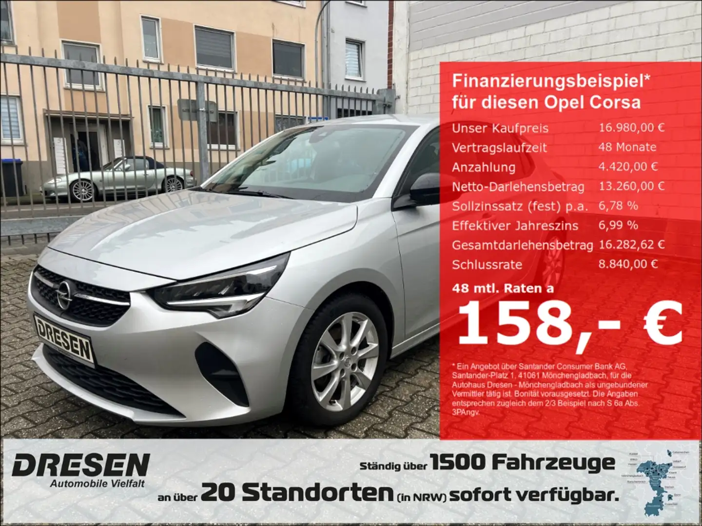 Opel Corsa F Turbo EU6d Edition 1.2 Turbo *Navi *LED Scheinwe Plateado - 1