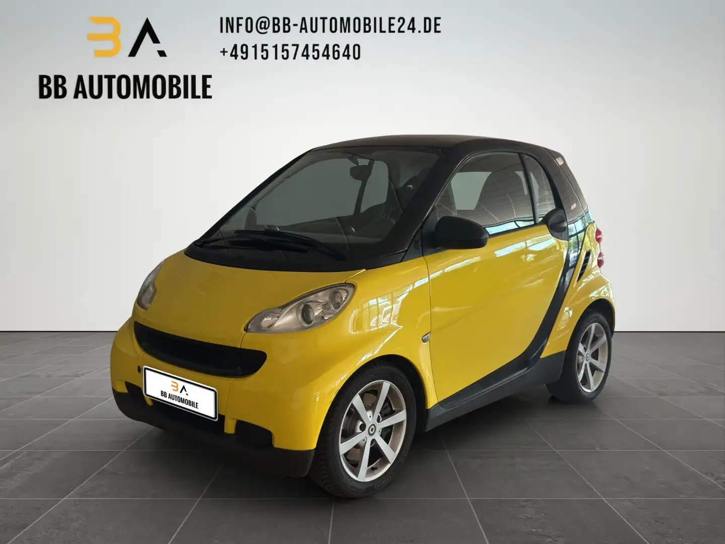 smart forTwo coupe 52kW AUTO.M KLIMA PANO *TÜV 11/26 Noir - 1