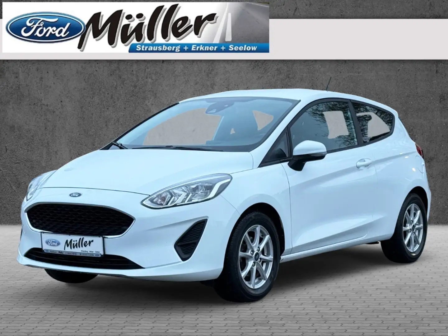 Ford Fiesta 1.0 EcoBoost Cool & Connect Automatik Navi Weiß - 1