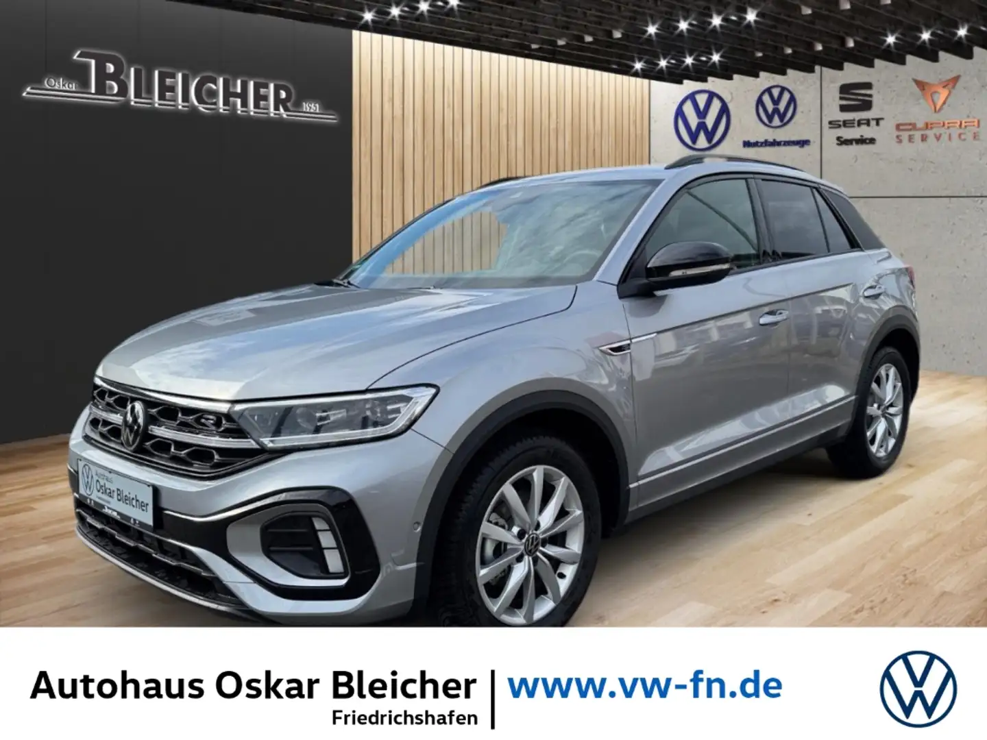 Volkswagen T-Roc 1.5 l TSI OPF R-Line 110 kW (150 PS) 7-Gang-DSG Silber - 1