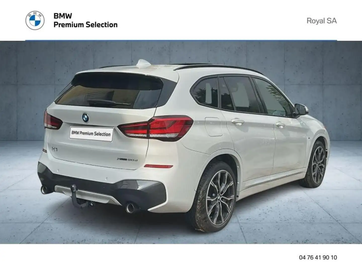 BMW X1 xDrive20dA 190ch M Sport Blanc - 2