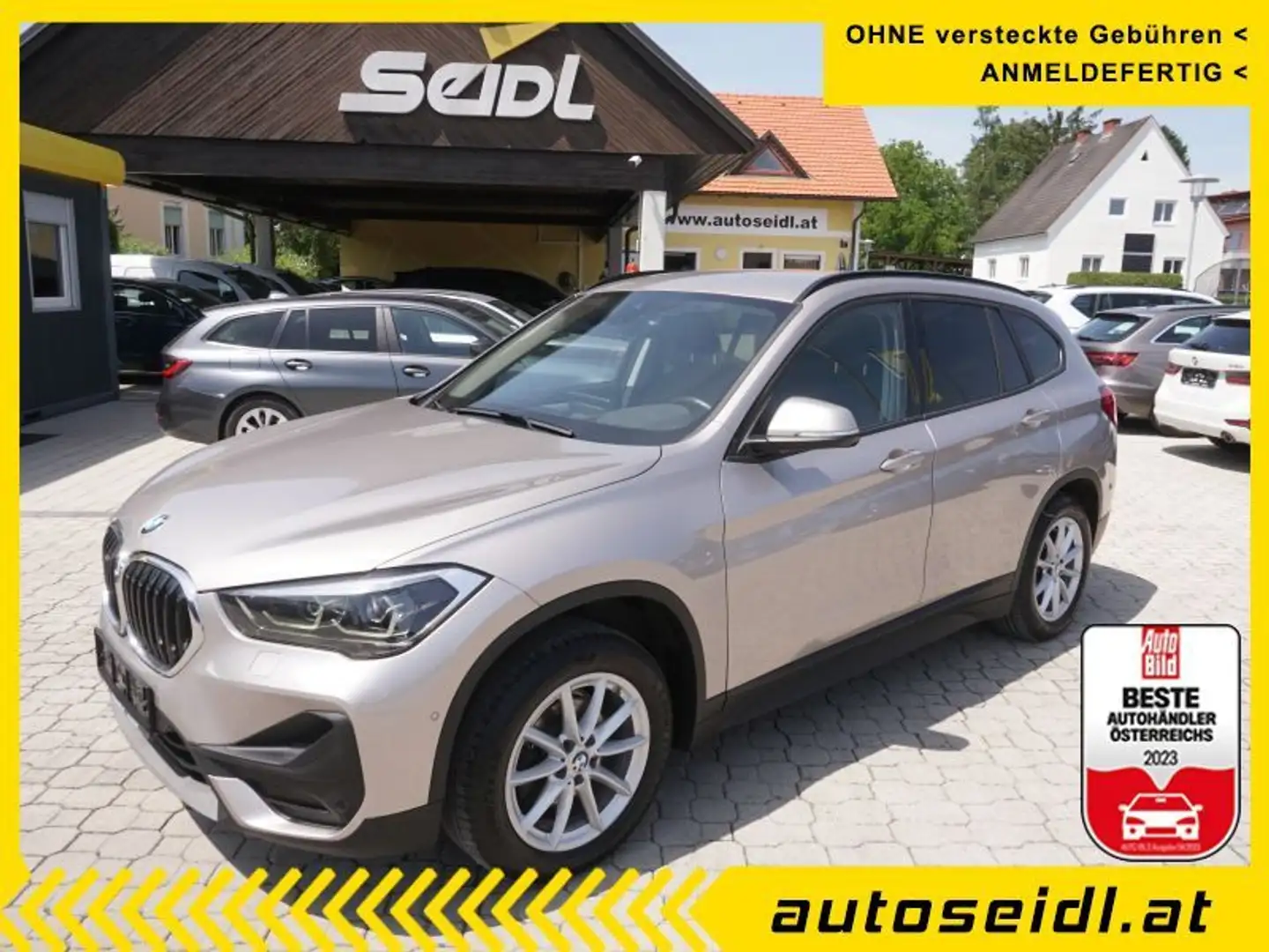 BMW X1 sDrive 16d Aut. *TOPAUSSTATTUNG* Silber - 1