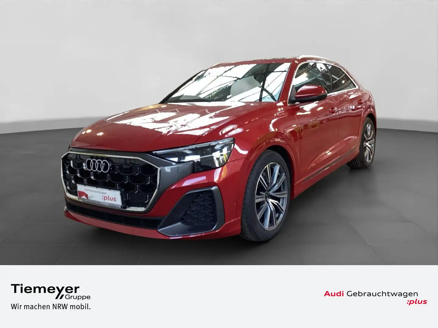 Audi Q8 50 TDI Q S LINE UPE114 LM21 PANO AHK LUFT Rot - 1