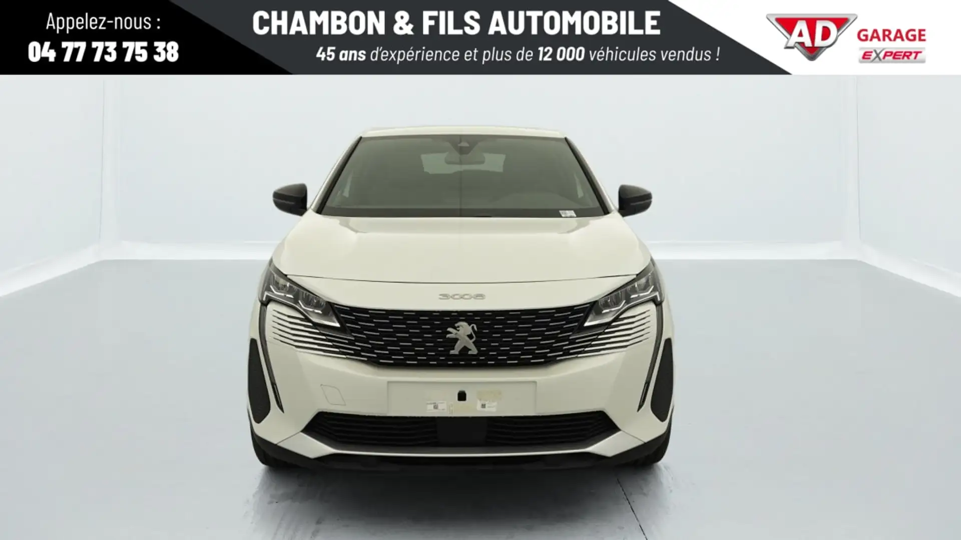 Peugeot 3008 PureTech 130ch S BVM6 Allure Pack Blanc - 2