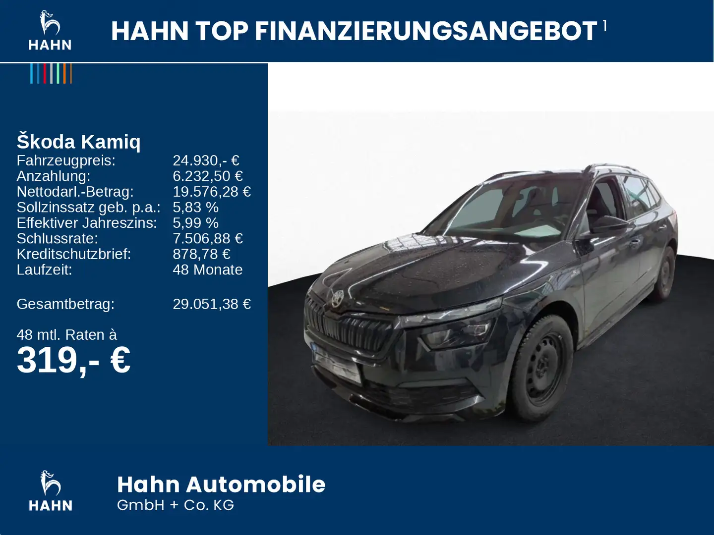 Skoda Kamiq 1.5TSI DSG Monte Carlo LED Pano SHZ Navi Schwarz - 2