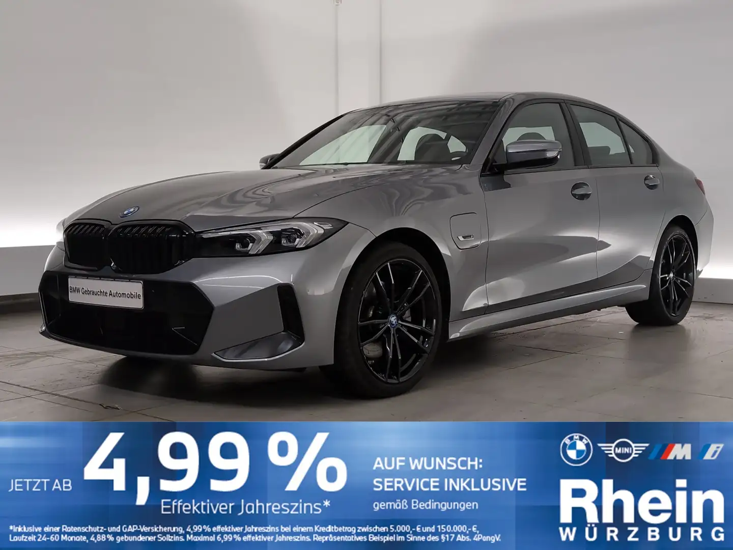 BMW 330 e Limousine M Sportpaket ShadowL/PDC/SHZ/HiFi Shad Grau - 1