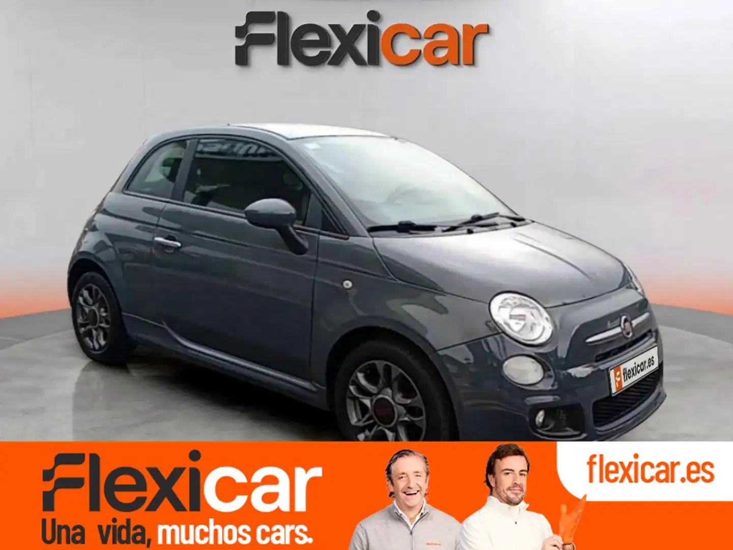 Fiat 500 1.2 Cult Azul - 1