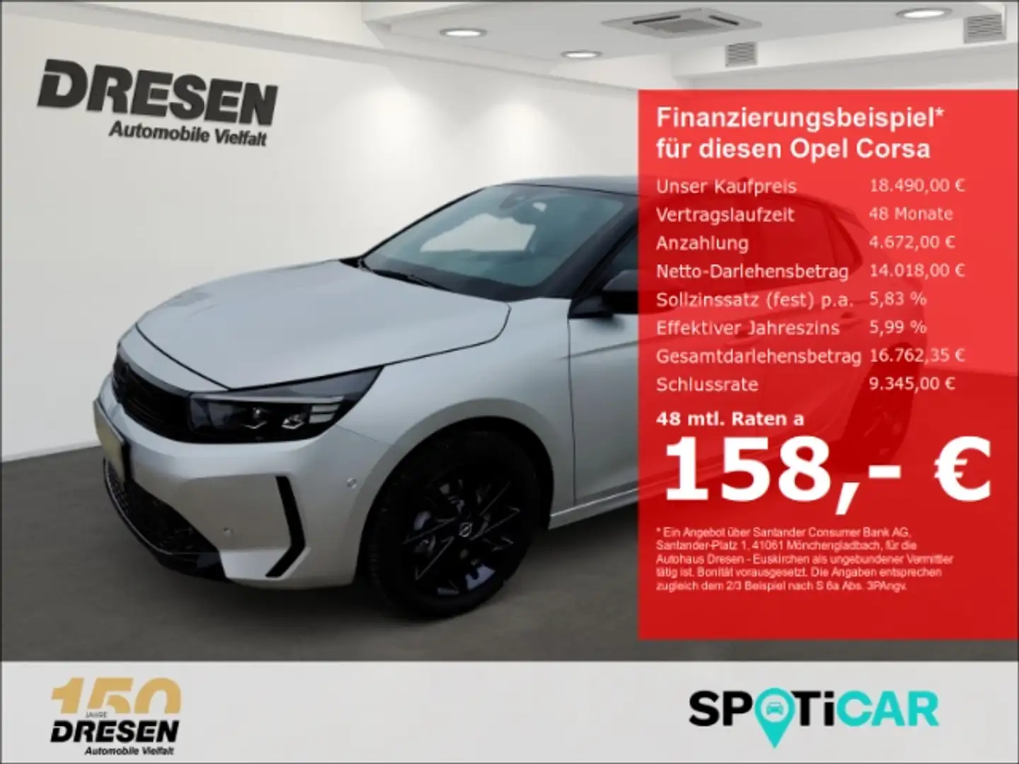 Opel Corsa F 1.2 GS *FACELIFT* Navi/Carplay/Matrix-LED/Sitzhe Zilver - 1