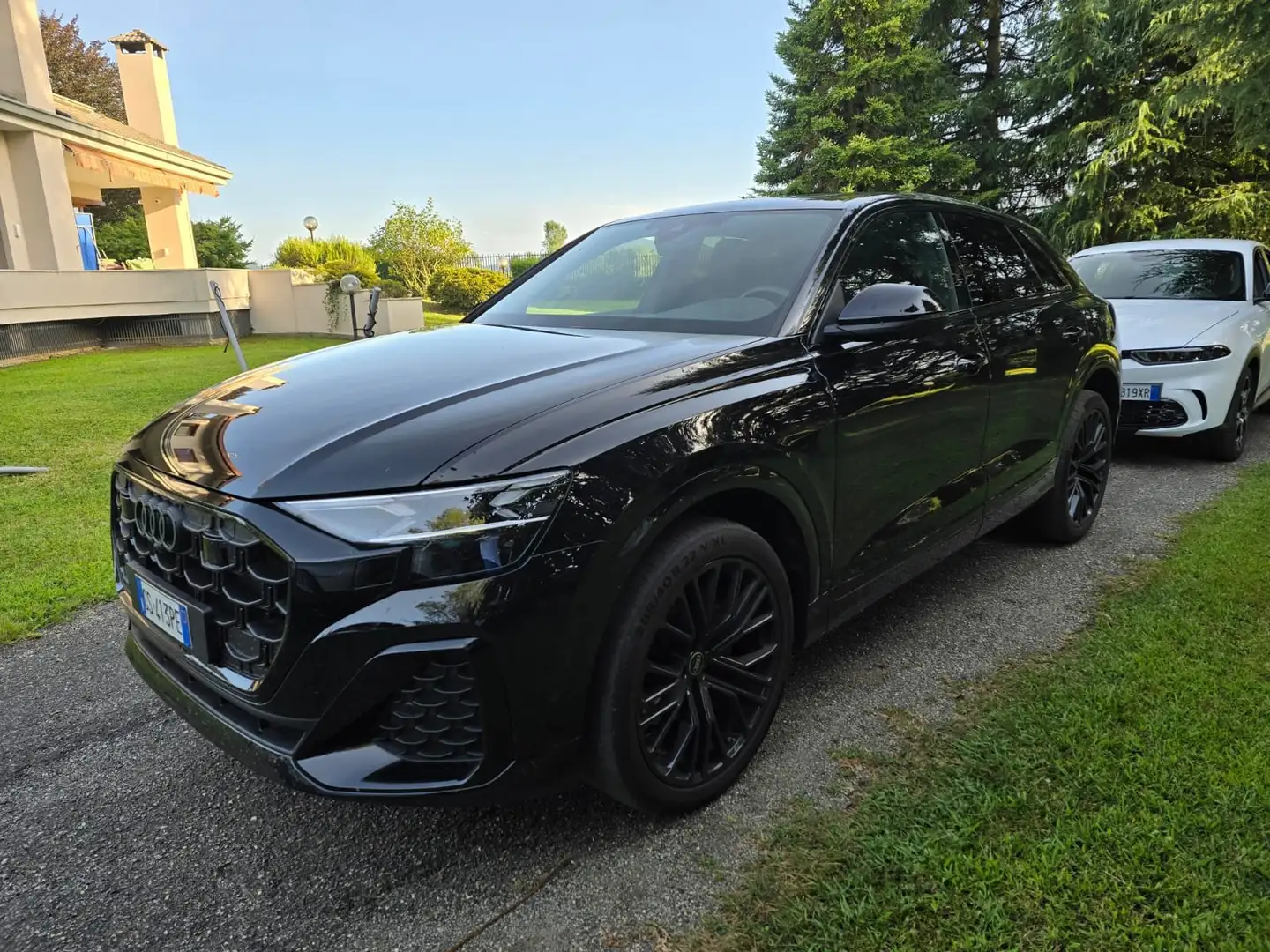 Audi Q8 50 3.0 tdi mhev S line edition TETTO-65490€+IVA Nero - 1