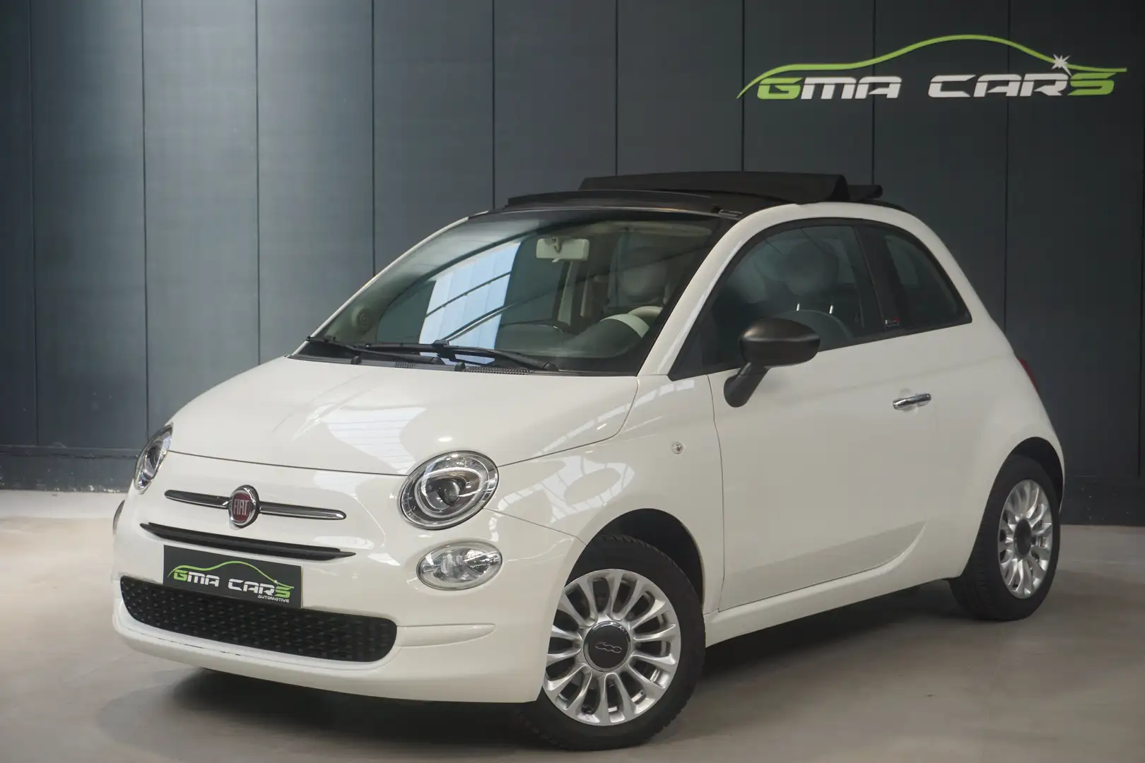 Fiat 500C 1.2 8V Pop-Star-Airco-Multimedia-53dkm-Garantie Wit - 1