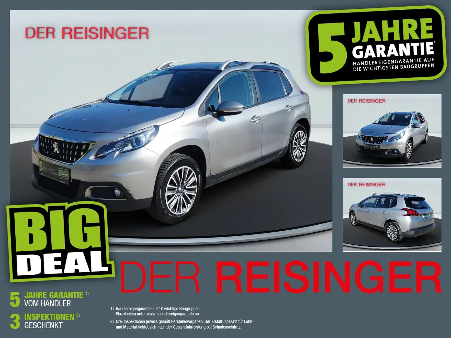 Peugeot 2008 1.2 e-VTi  Active Grau - 1
