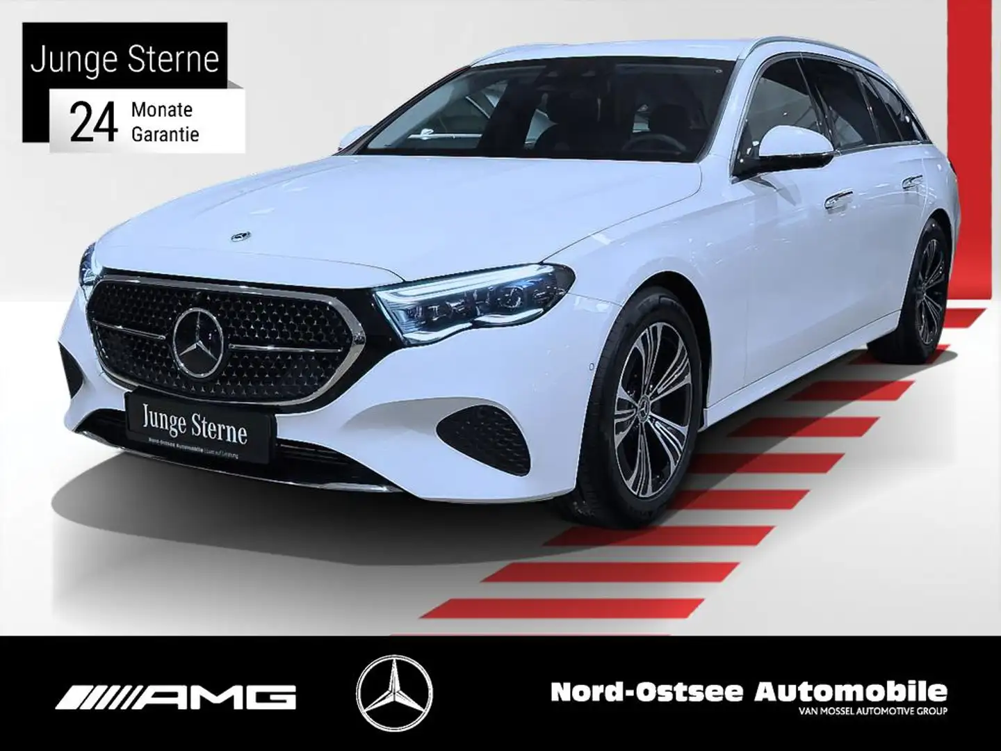 Mercedes-Benz E 220 d T AHK 360° MEMORY DISTRO DIG.LIGHT Weiß - 1