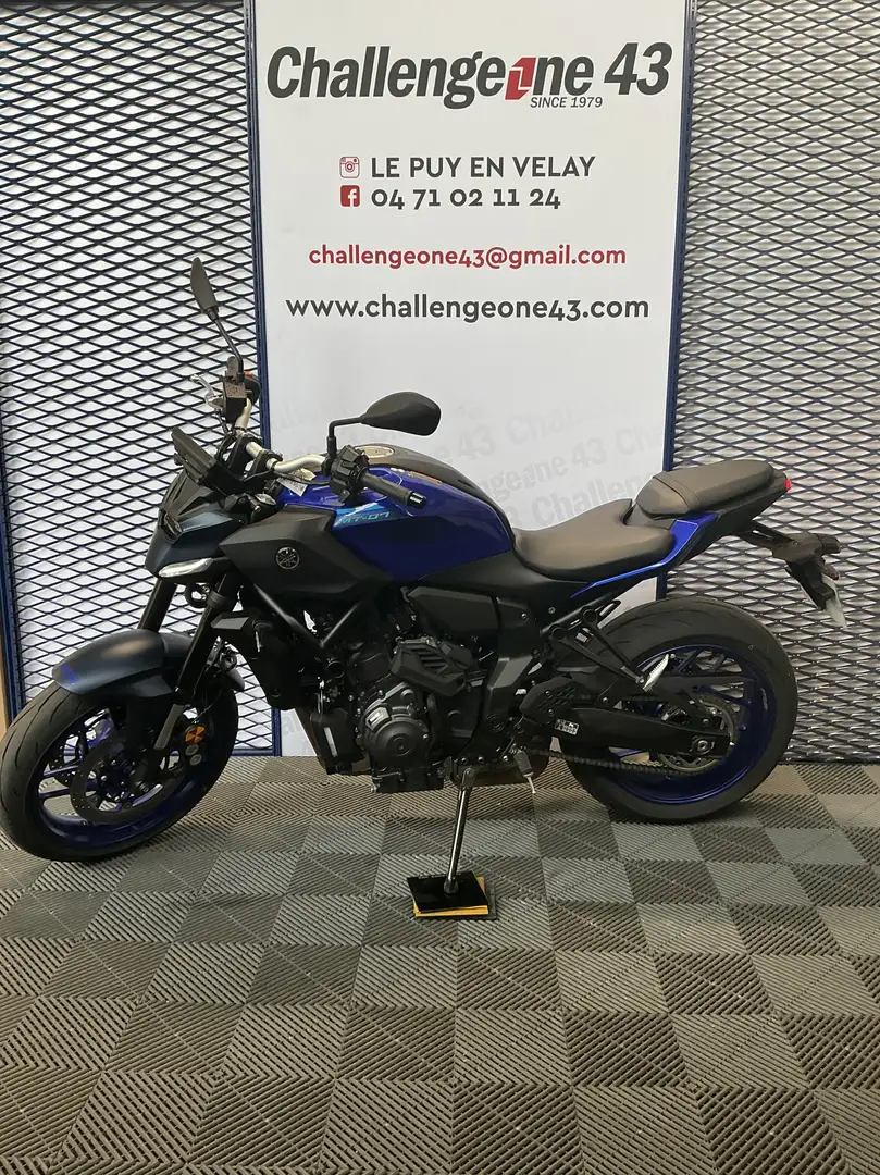Yamaha MT-07 Blau - 1